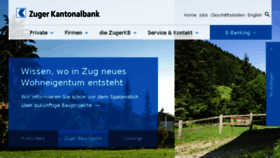 What Zugerkb.ch website looked like in 2018 (6 years ago)