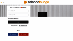 What Zalando-lounge.be website looked like in 2018 (6 years ago)