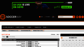 What Za.soccerway.com website looked like in 2018 (6 years ago)