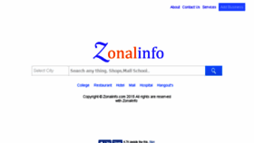 What Zonalinfo.com website looked like in 2018 (6 years ago)