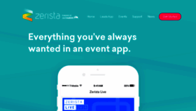 What Zerista.com website looked like in 2018 (6 years ago)