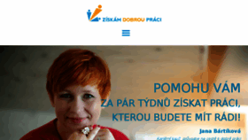 What Ziskamdobroupraci.cz website looked like in 2018 (6 years ago)