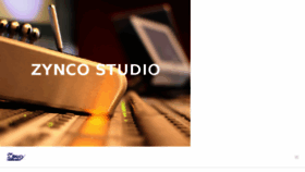 What Zyncostudio.com website looked like in 2018 (6 years ago)