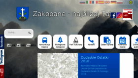 What Zakopane.eu website looked like in 2018 (6 years ago)