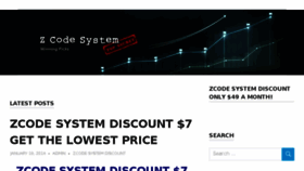 What Zcodesystemdiscount.com website looked like in 2018 (6 years ago)