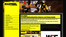What Zabel-racing.de website looked like in 2018 (6 years ago)
