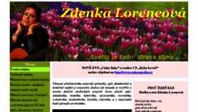 What Zdenkalorencova.cz website looked like in 2018 (6 years ago)