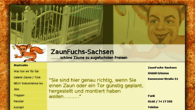 What Zaunfuchs-sachsen.de website looked like in 2018 (6 years ago)