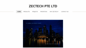 What Zectech.com.sg website looked like in 2018 (6 years ago)