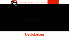 What Zoneradio.de website looked like in 2018 (6 years ago)