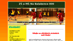What Zsbalabenka.cz website looked like in 2018 (6 years ago)
