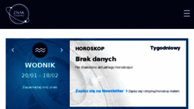 What Znakzodiaku.pl website looked like in 2018 (6 years ago)