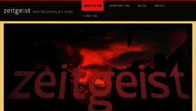 What Zeitgeistnola.org website looked like in 2018 (6 years ago)