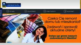 What Zafaceta.pl website looked like in 2018 (6 years ago)