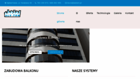 What Zabudowa-balkonu.pl website looked like in 2018 (6 years ago)