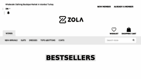 What Zolamoda.com website looked like in 2018 (6 years ago)
