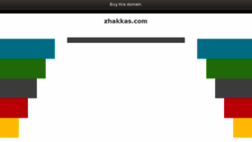 What Zhakkas.com website looked like in 2018 (6 years ago)