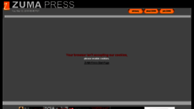 What Zumapress.com website looked like in 2018 (6 years ago)