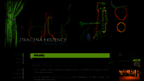 What Ztracenaexistence.cz website looked like in 2018 (6 years ago)