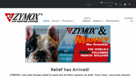 What Zymox.com website looked like in 2018 (6 years ago)
