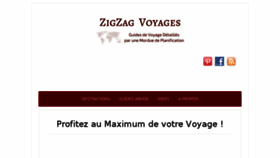 What Zigzagvoyages.fr website looked like in 2018 (6 years ago)
