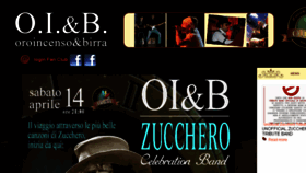 What Zuccherotribute.com website looked like in 2018 (6 years ago)