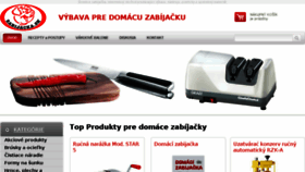 What Zabijacka.sk website looked like in 2018 (6 years ago)