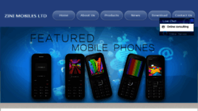 What Zinimobiles.com website looked like in 2018 (6 years ago)
