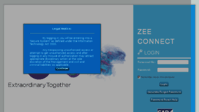 What Zeeconnect.in website looked like in 2018 (6 years ago)