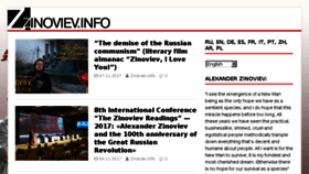 What Zinoviev.info website looked like in 2018 (6 years ago)