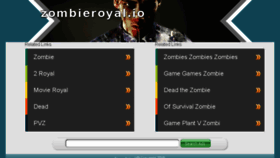What Zombieroyal.io website looked like in 2018 (6 years ago)