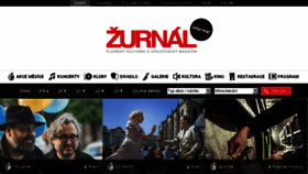What Zurnalmag.cz website looked like in 2018 (6 years ago)