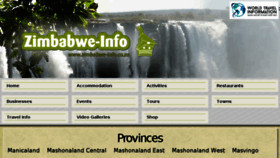 What Zimbabwe-info.com website looked like in 2018 (6 years ago)