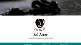 What Zalasrar.com website looked like in 2018 (6 years ago)