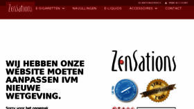 What Zensations.nl website looked like in 2018 (6 years ago)