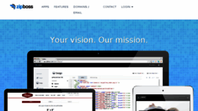 What Zipboss.com website looked like in 2018 (6 years ago)