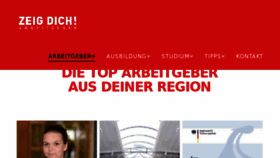 What Zeig-dich.net website looked like in 2018 (6 years ago)