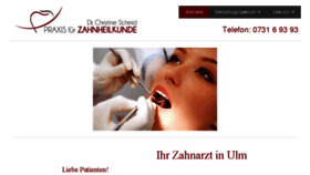 What Zahnheilkunde-schmid.de website looked like in 2018 (6 years ago)