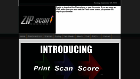 What Zip-scan.com website looked like in 2018 (6 years ago)