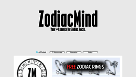 What Zodiacmind.com website looked like in 2018 (6 years ago)