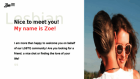 What Zoeapp.co website looked like in 2018 (6 years ago)