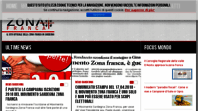 What Zonafrancasardegna.com website looked like in 2018 (6 years ago)
