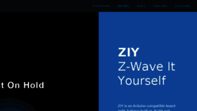 What Ziy.io website looked like in 2018 (6 years ago)