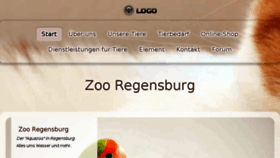 What Zoo-regensburg.de website looked like in 2018 (6 years ago)