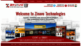 What Zinavo.co website looked like in 2018 (6 years ago)
