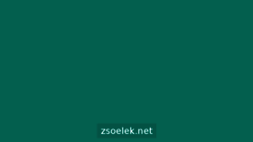 What Zsoelek.net website looked like in 2018 (5 years ago)