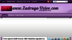 What Zadruga-uzivo.com website looked like in 2018 (6 years ago)