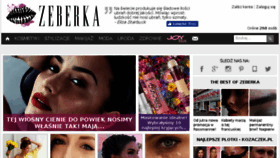 What Zeberka.pl website looked like in 2018 (6 years ago)