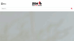 What Zoa-international.com website looked like in 2018 (6 years ago)