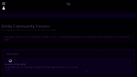 What Zeldacommunity.com website looked like in 2018 (6 years ago)